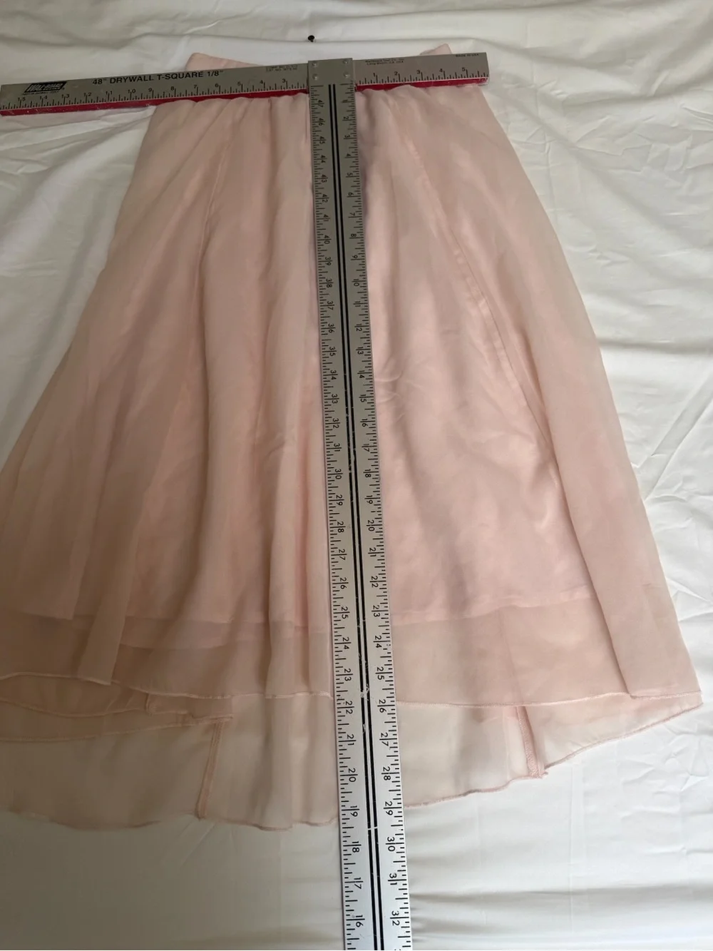 Abercrombie & Fitch Blush Pink Midi Skirt